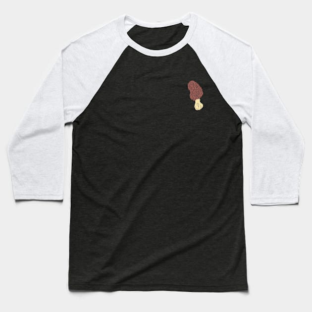 Morel Baseball T-Shirt by Dolphin Axe